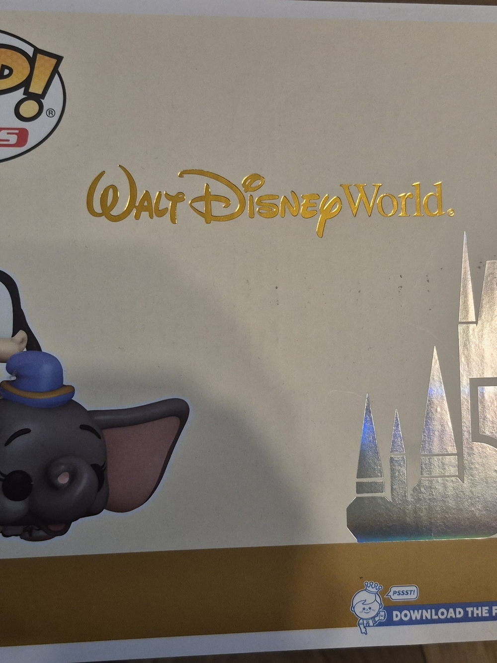 Funko Disney Goofy on Dumbo Vinyl Figure - Gray, Blue, Black, Pink, Green - Picture 2 of 3